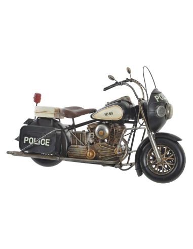 Ancien Jouet Plastique Motard Police Department Joustra ? Moto Police  Vintage