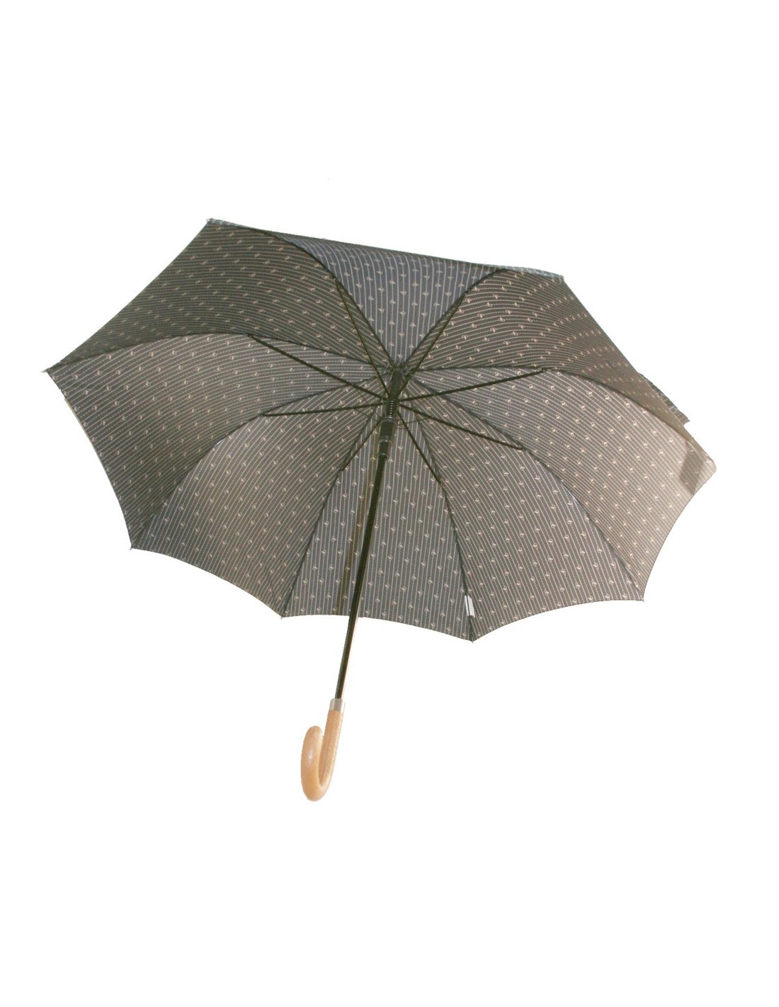 Paraguas grande de señor para lluvia color marrón apertura automática