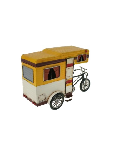 Miniature Caravane jaune, déco vintage, Chehoma [29103x]